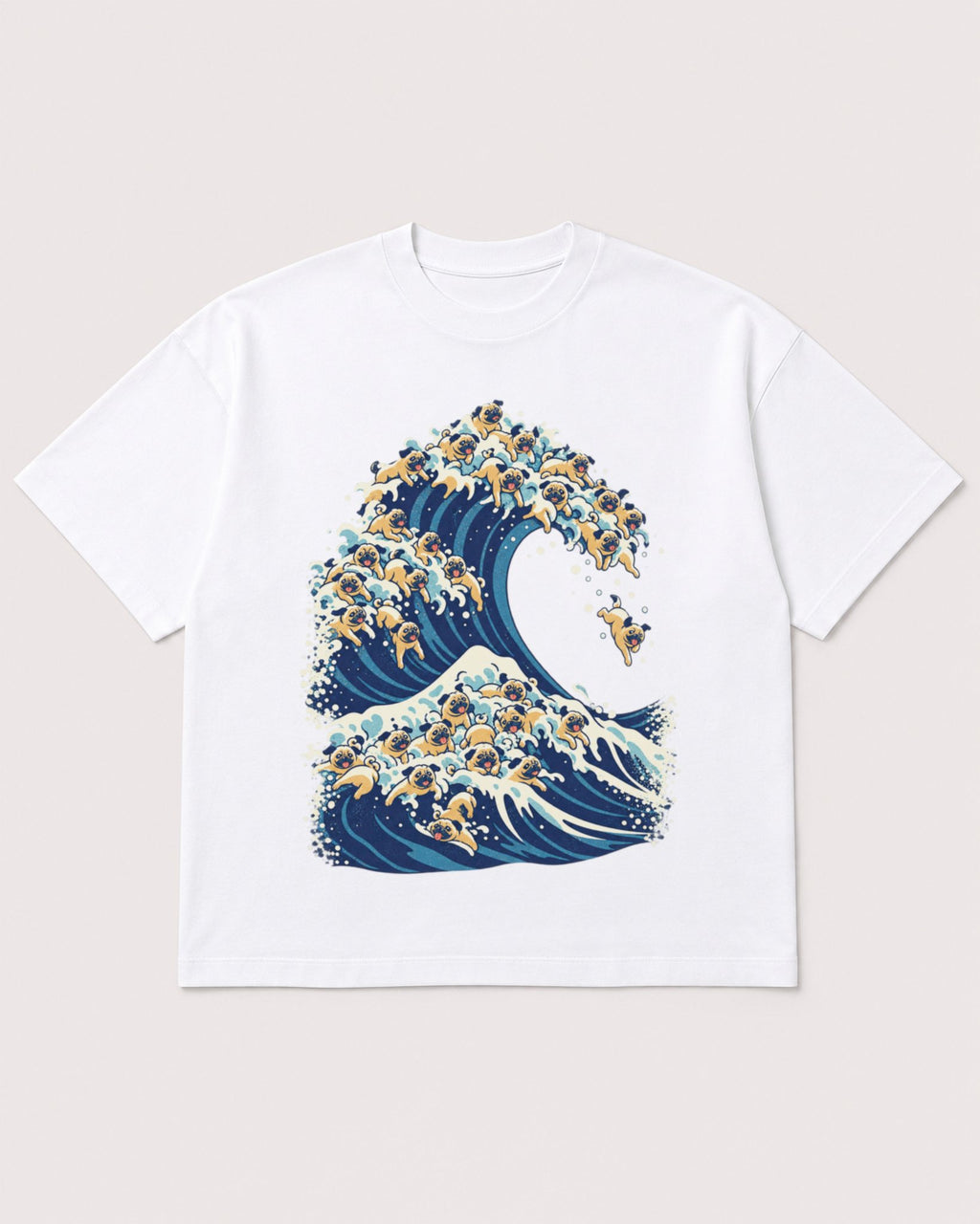 Mockup Boxy Heavyweight Tee White product