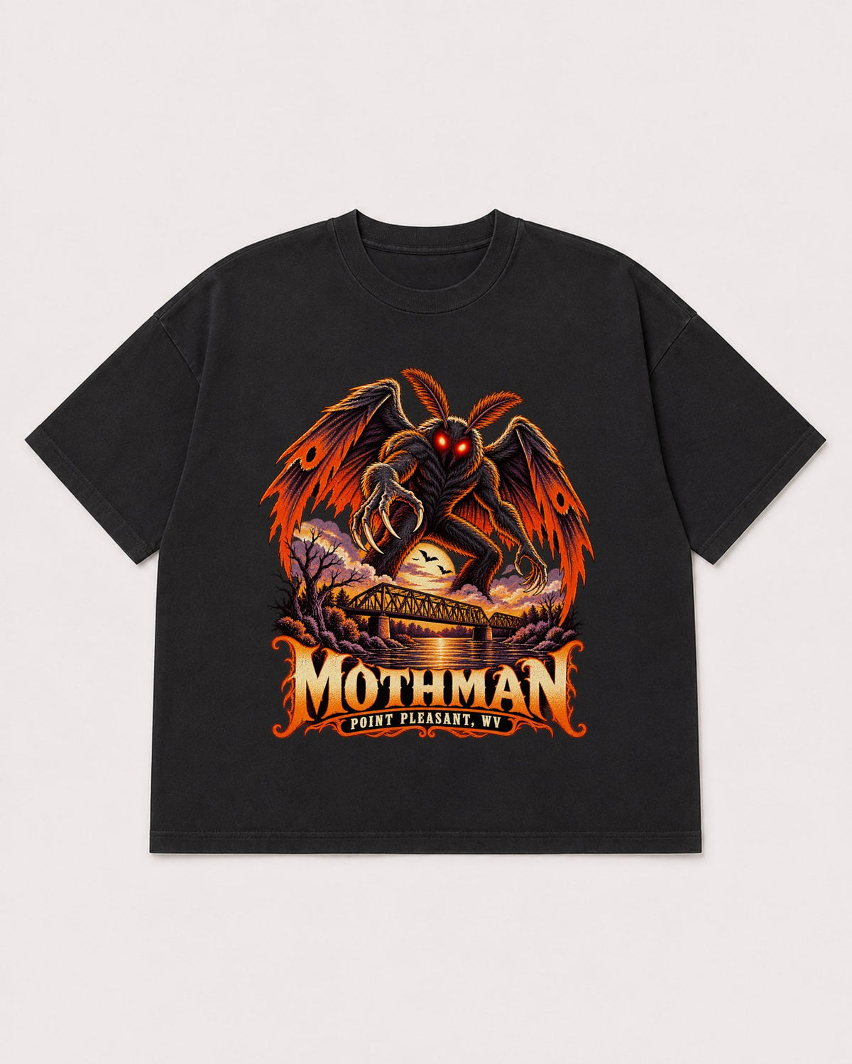 Mockup Boxy Heavyweight Tee Black product