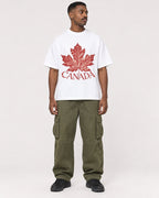 Mockup Boxy Heavyweight Tee White male full-body 14