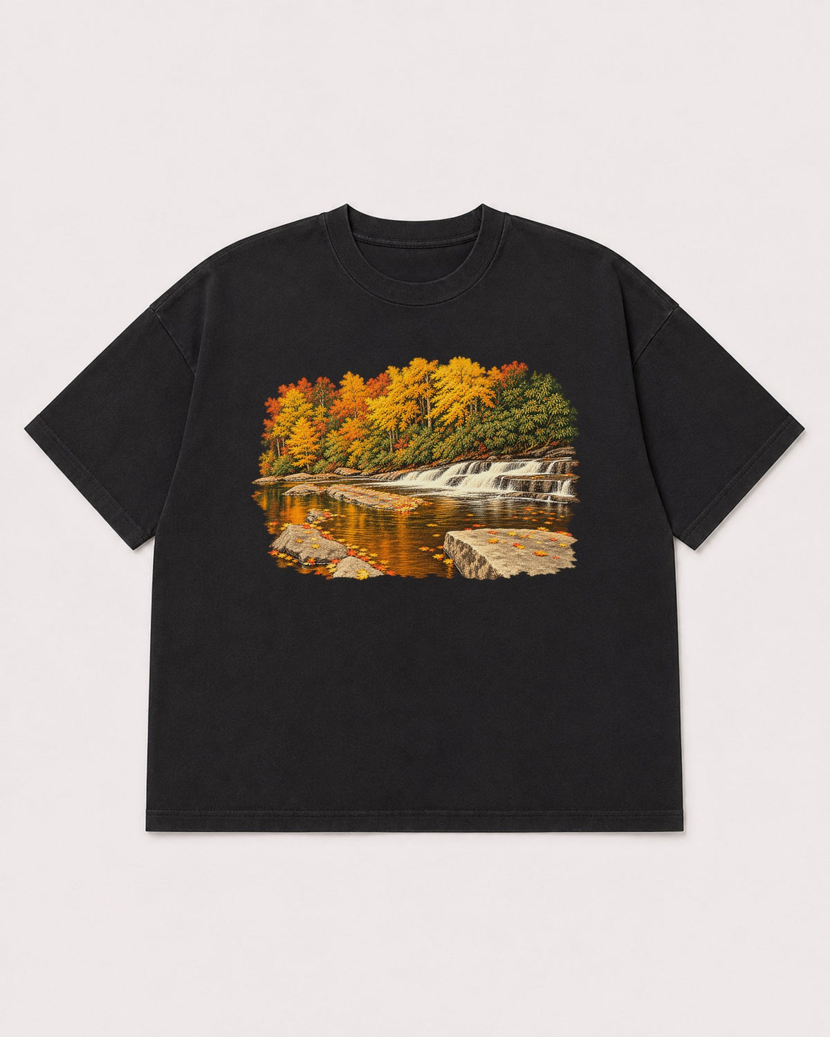 Mockup Boxy Heavyweight Tee Black product