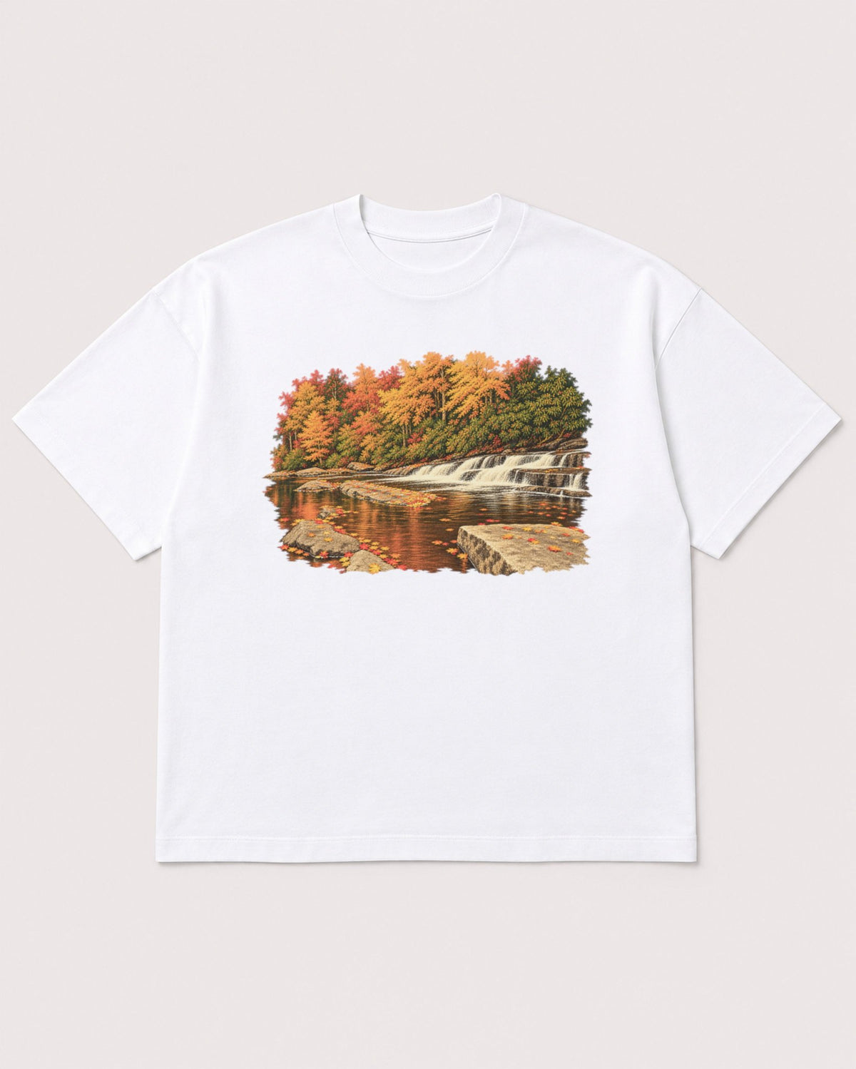 Mockup Boxy Heavyweight Tee White product