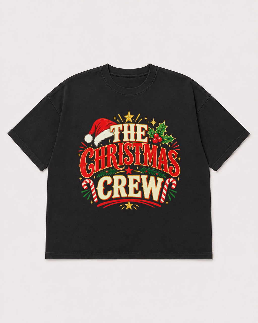 Mockup Boxy Heavyweight Tee Black product