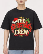 Mockup Boxy Heavyweight Tee Black male close-up 01