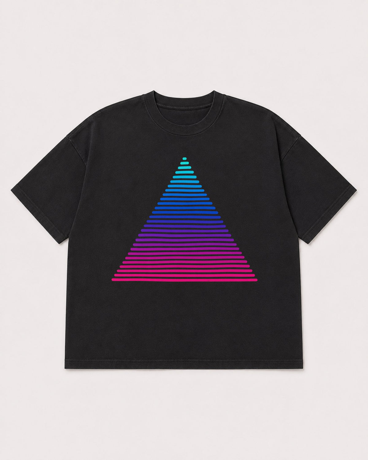 Mockup Boxy Heavyweight Tee Black product