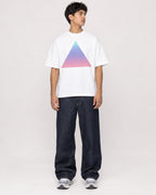 Mockup Boxy Heavyweight Tee White male full-body 46