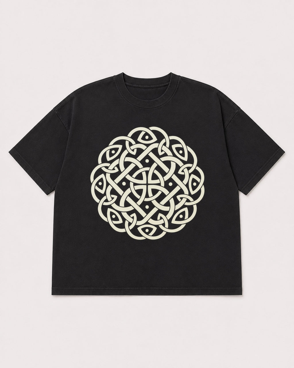 Mockup Boxy Heavyweight Tee Black product
