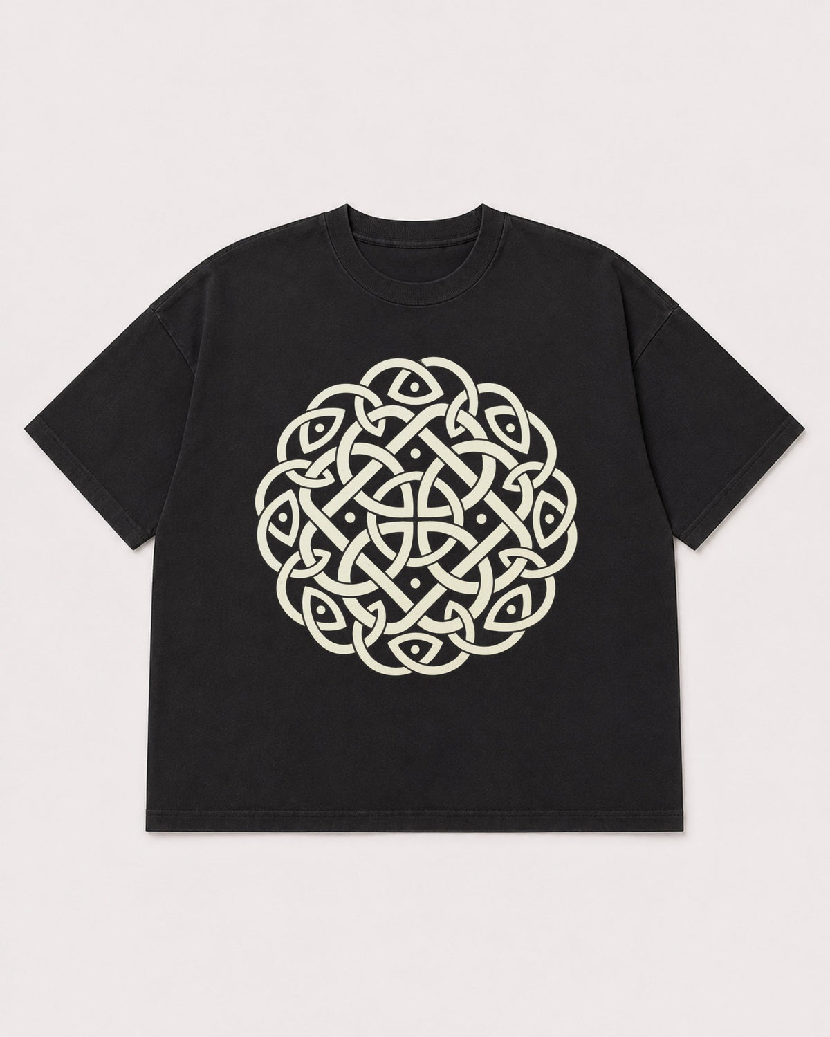 Mockup Boxy Heavyweight Tee Black product