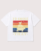 Mockup Boxy Heavyweight Tee White product
