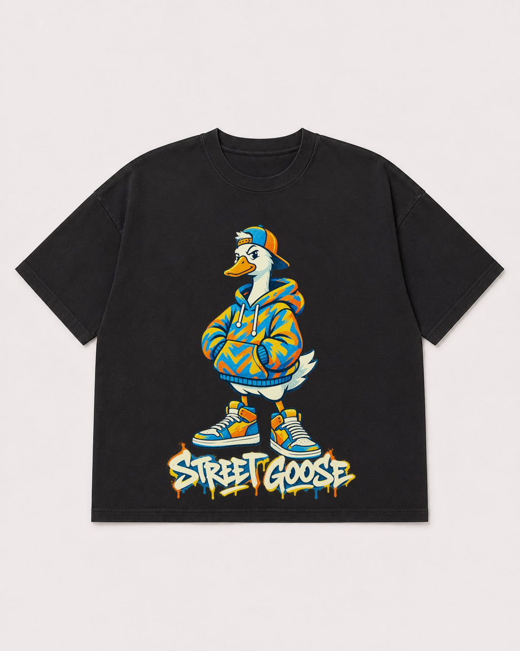 Mockup Boxy Heavyweight Tee Black product