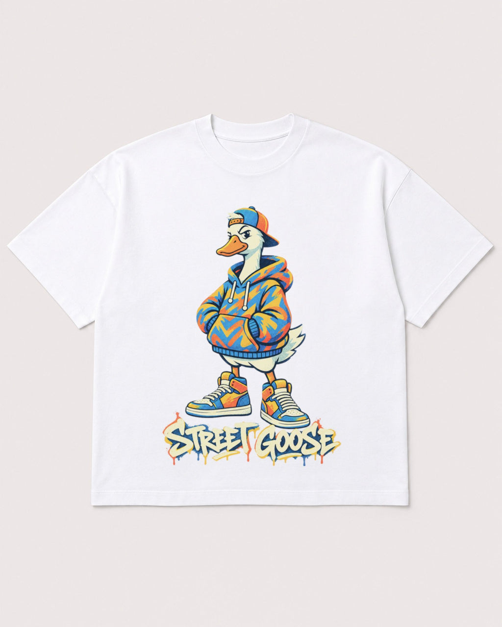 Mockup Boxy Heavyweight Tee White product