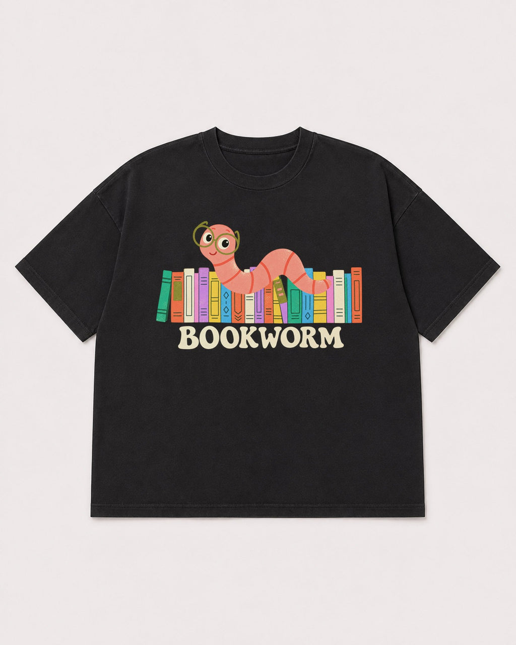 Mockup Boxy Heavyweight Tee Black product