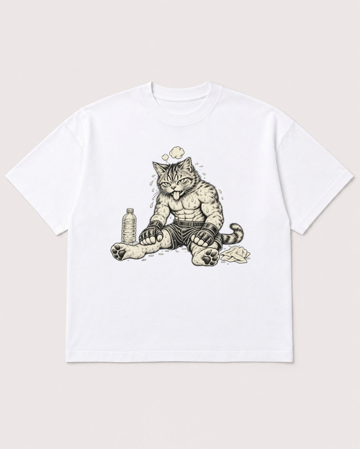 Mockup Boxy Heavyweight Tee White product