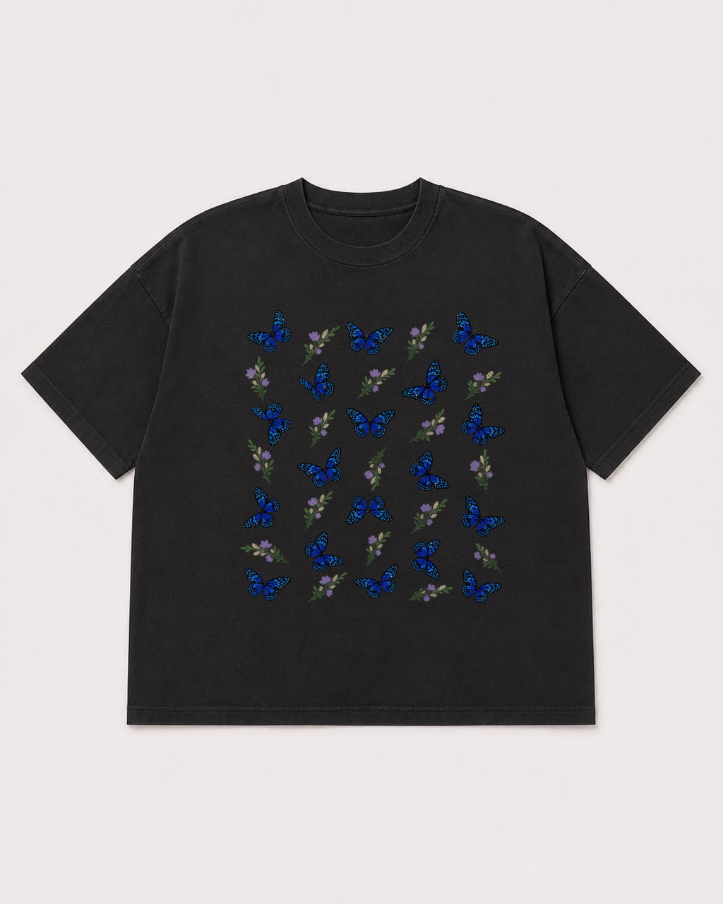 Mockup Boxy Heavyweight Tee Black product