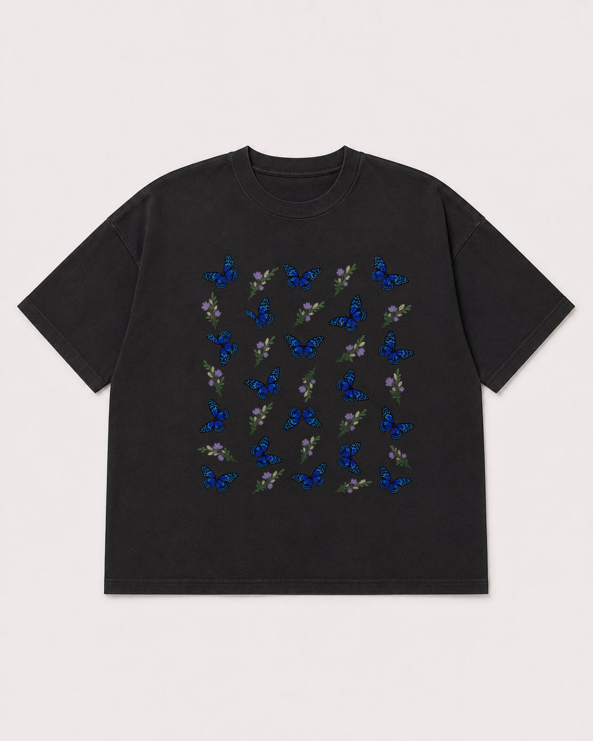 Mockup Boxy Heavyweight Tee Black product