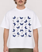 Mockup Boxy Heavyweight Tee White male close-up 09