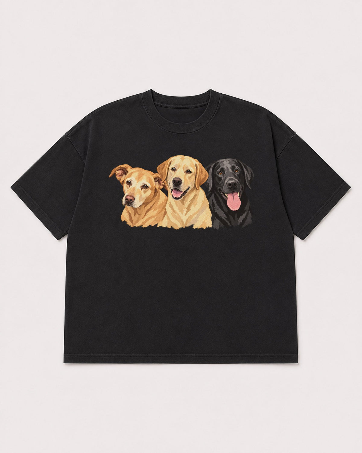 Mockup Boxy Heavyweight Tee Black product