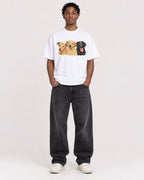 Mockup Boxy Heavyweight Tee White male full-body 05