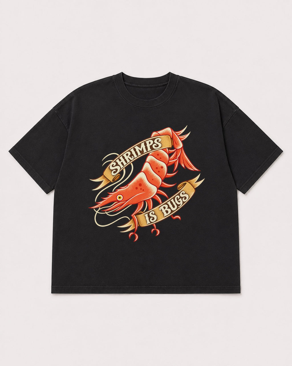 Mockup Boxy Heavyweight Tee Black product