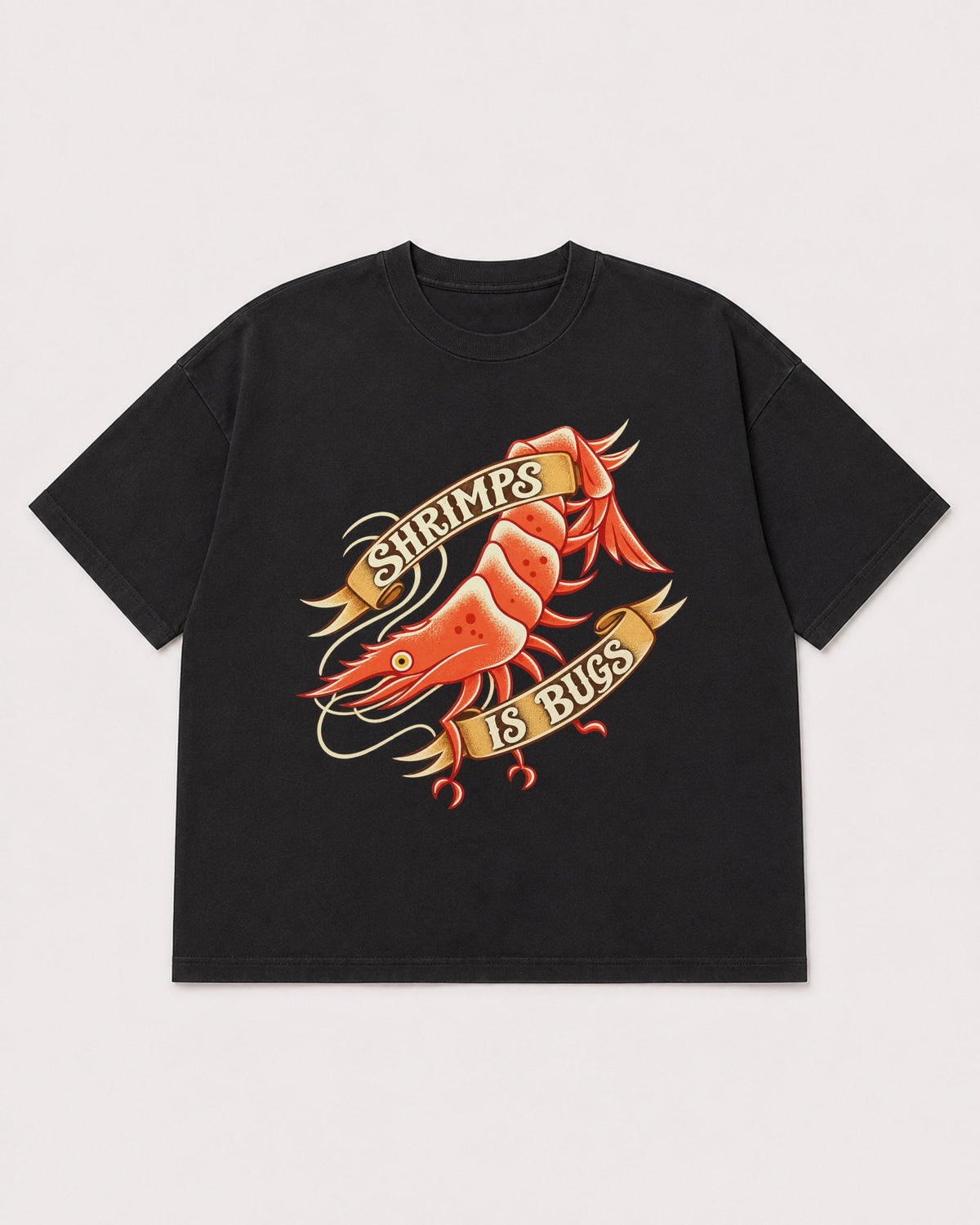 Mockup Boxy Heavyweight Tee Black product