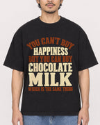 Mockup Boxy Heavyweight Tee Black male close-up 02
