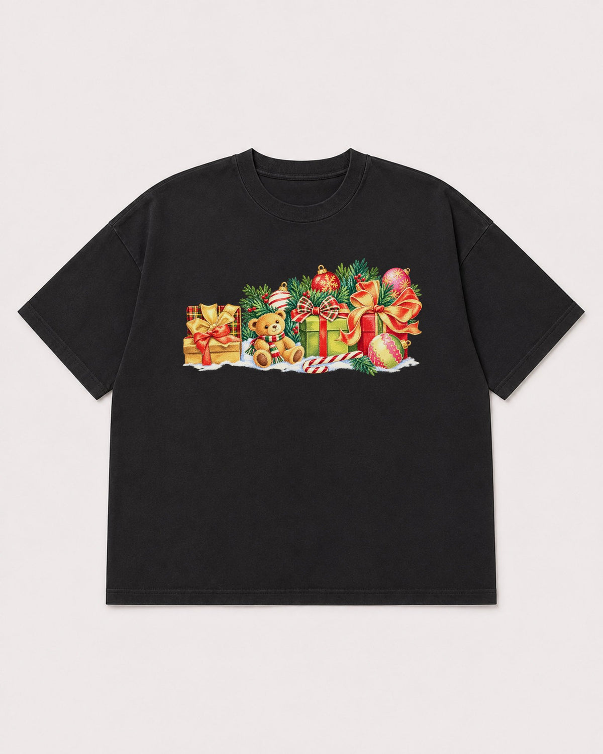 Mockup Boxy Heavyweight Tee Black product