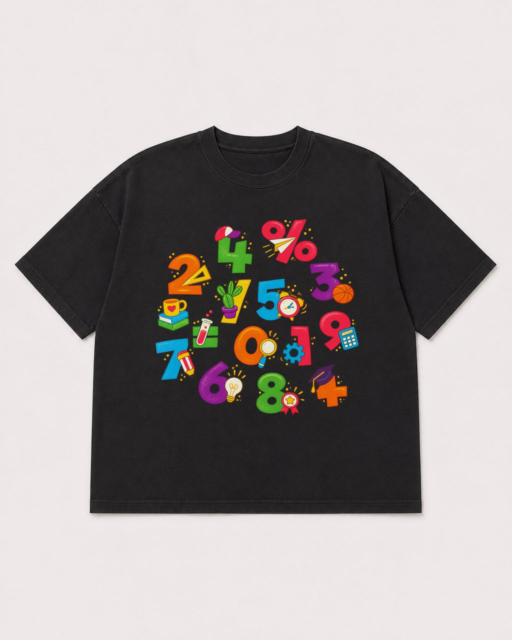 Mockup Boxy Heavyweight Tee Black product