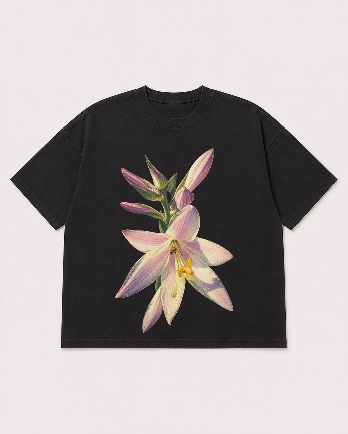 Mockup Boxy Heavyweight Tee Black product