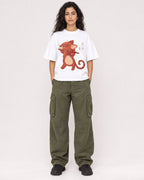 Mockup Boxy Heavyweight Tee White female full-body 07