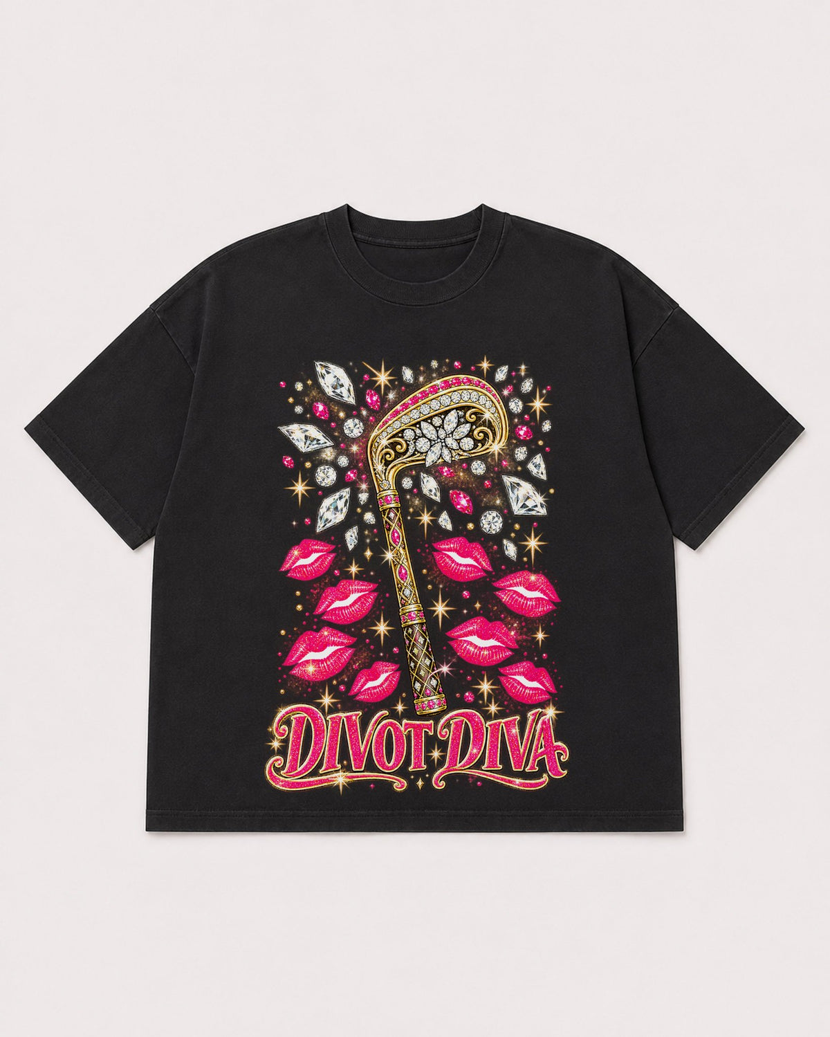 Mockup Boxy Heavyweight Tee Black product