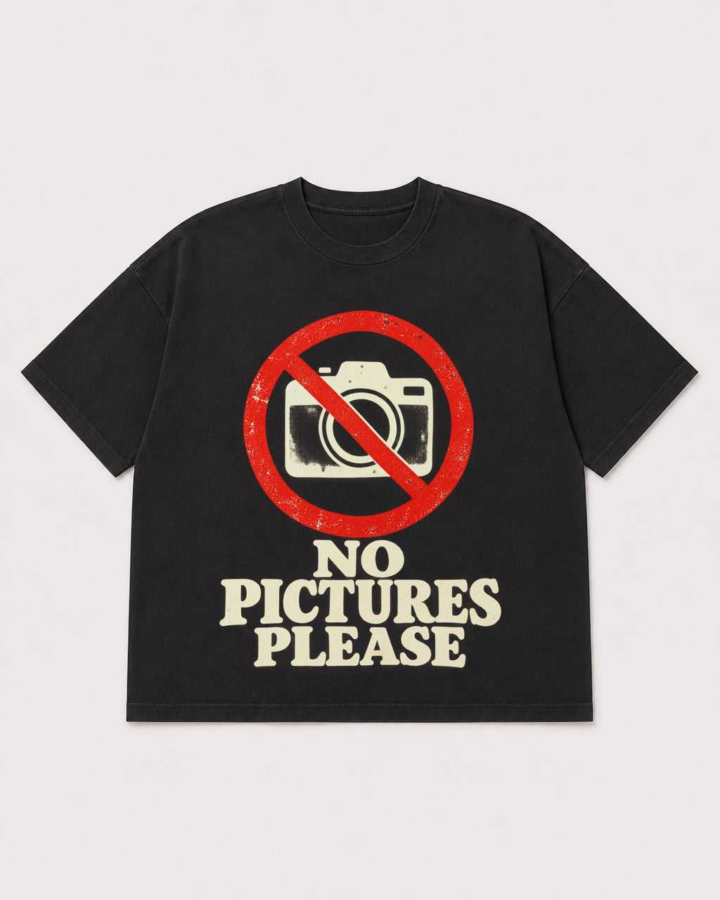 Mockup Boxy Heavyweight Tee Black product
