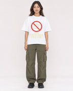 Mockup Boxy Heavyweight Tee White female full-body 02