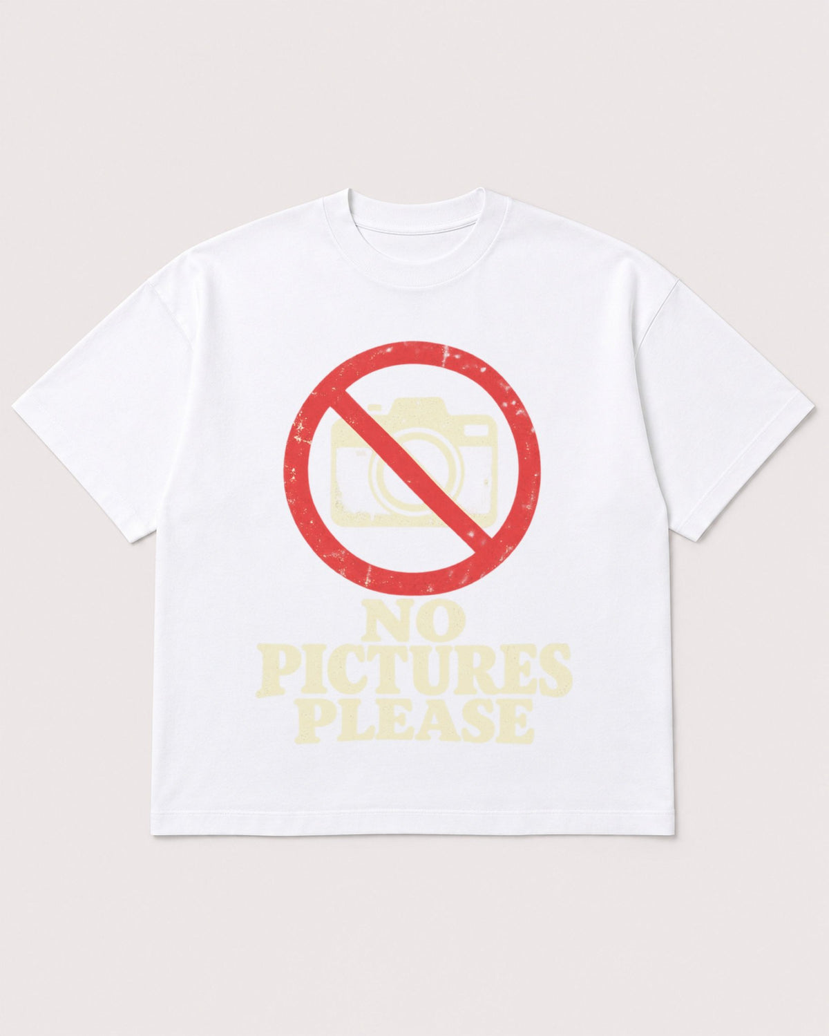 Mockup Boxy Heavyweight Tee White product