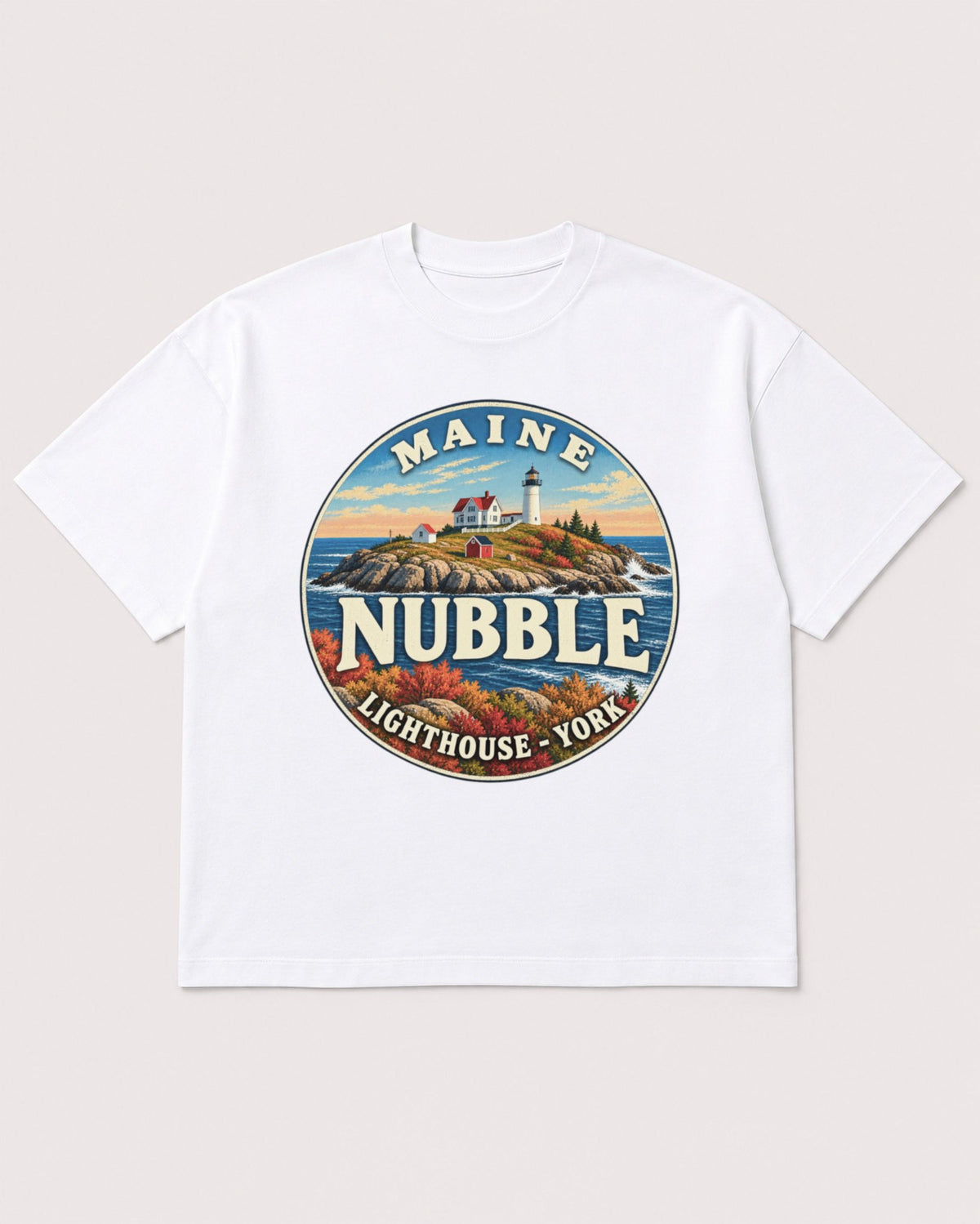 Mockup Boxy Heavyweight Tee White product