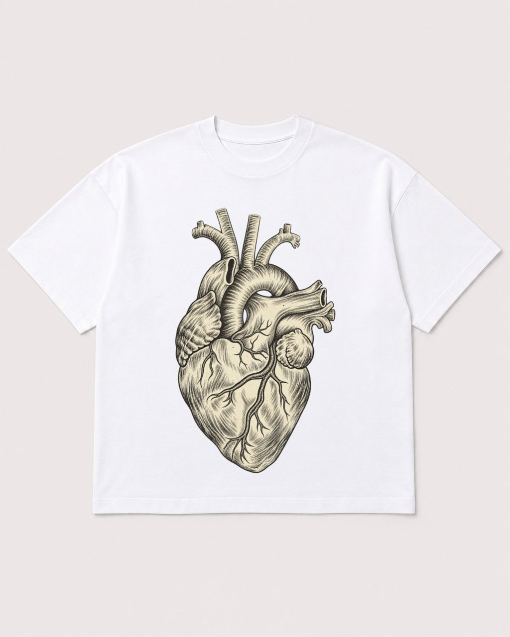 Mockup Boxy Heavyweight Tee White product