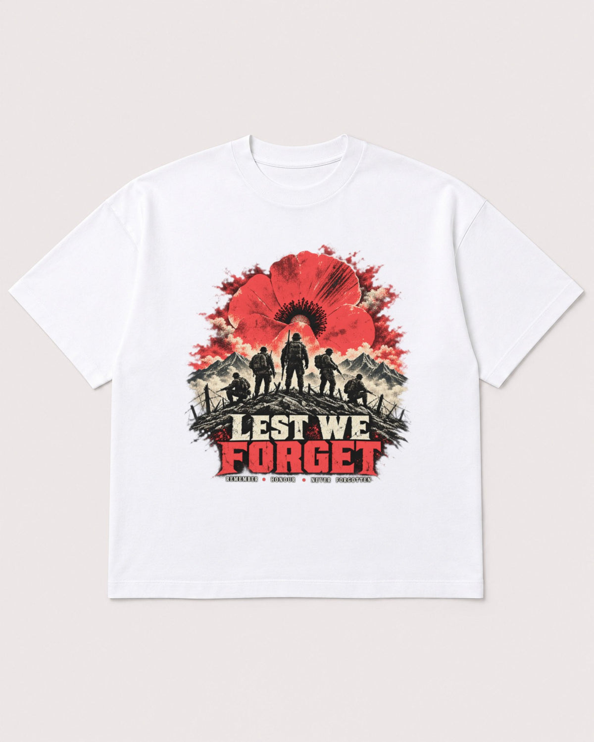Mockup Boxy Heavyweight Tee White product
