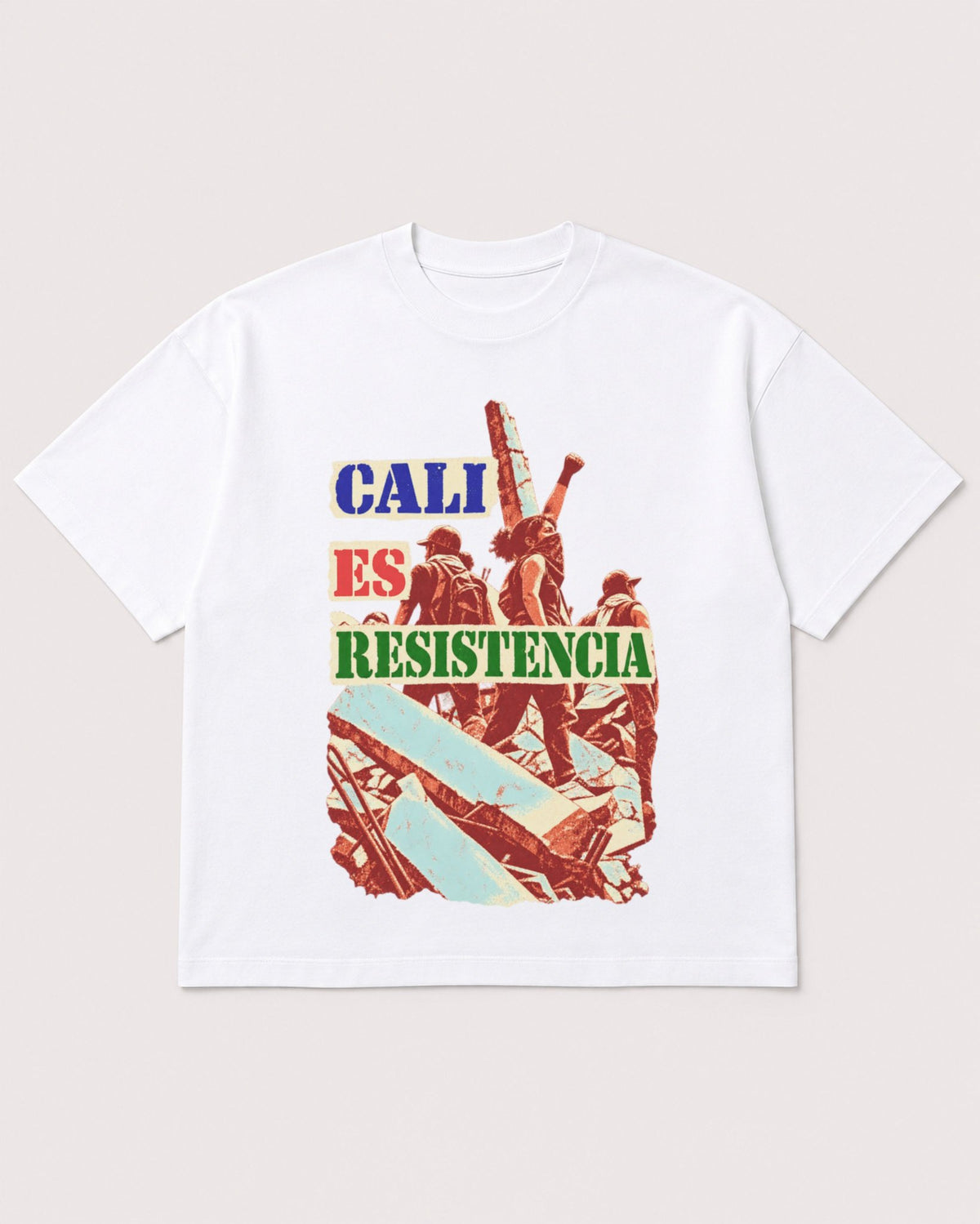 Mockup Boxy Heavyweight Tee White product