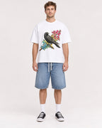Mockup Boxy Heavyweight Tee White male full-body 08