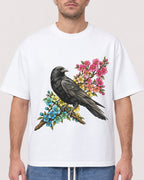 Mockup Boxy Heavyweight Tee White male close-up 08