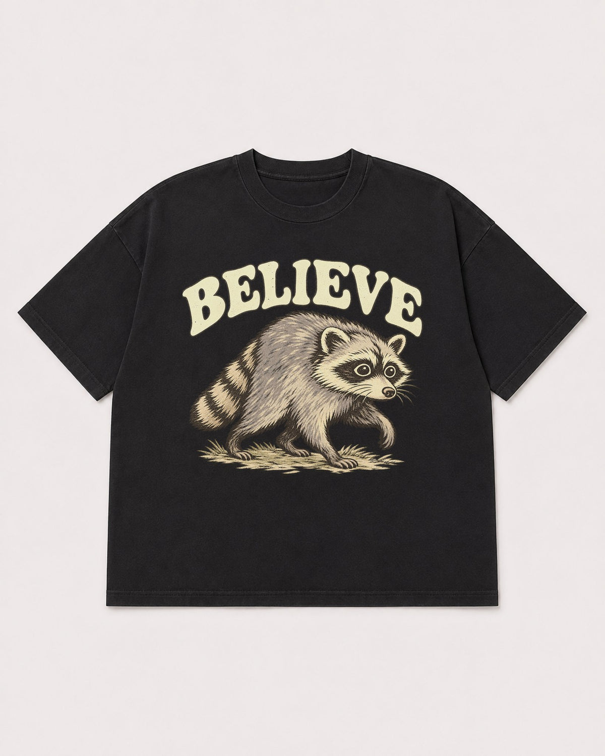 Mockup Boxy Heavyweight Tee Black product