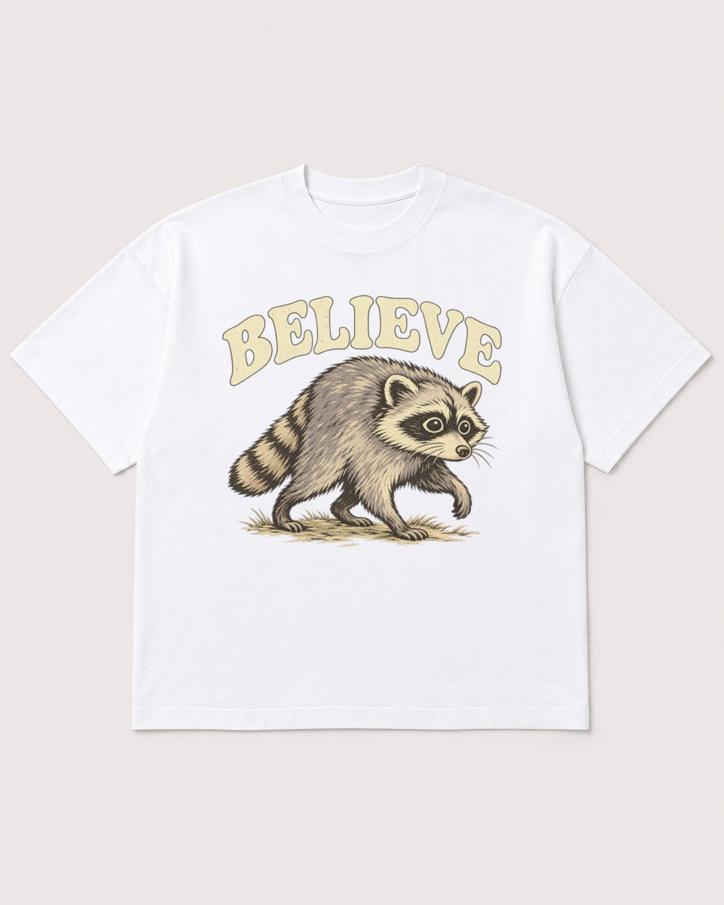 Mockup Boxy Heavyweight Tee White product