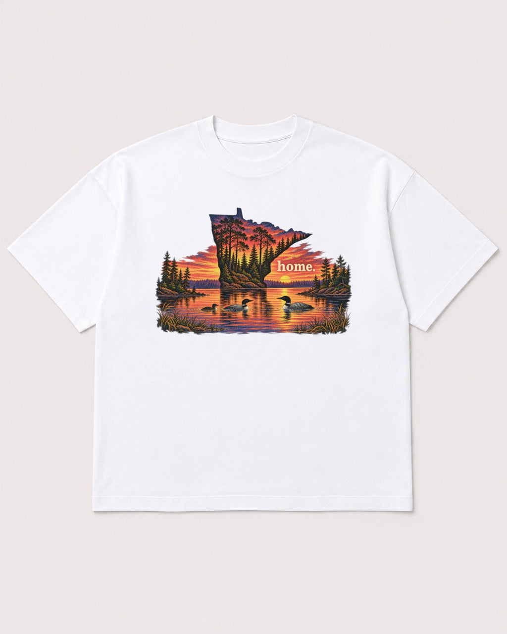 Mockup Boxy Heavyweight Tee White product