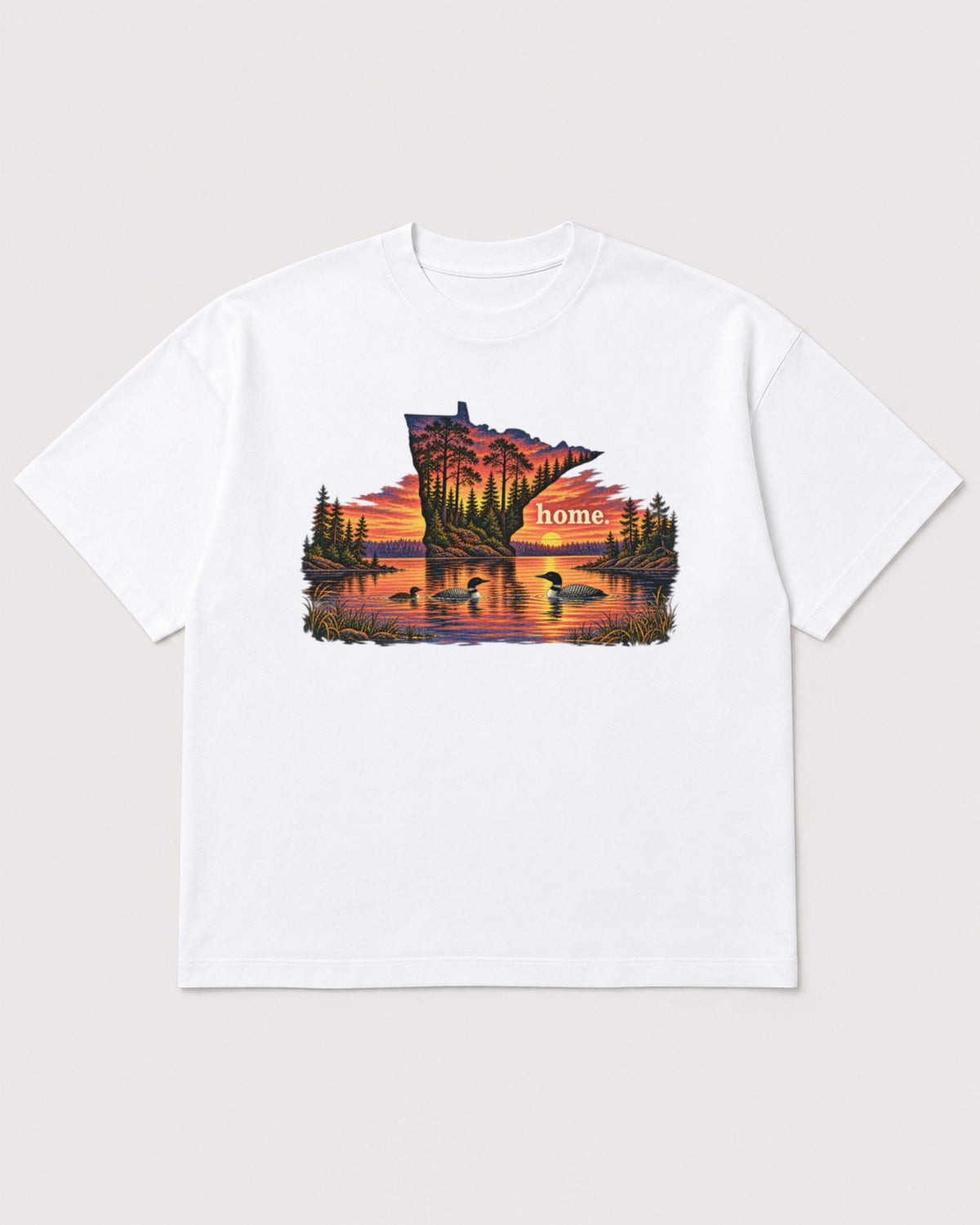 Mockup Boxy Heavyweight Tee White product