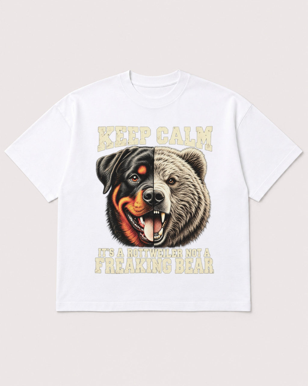 Mockup Boxy Heavyweight Tee White product