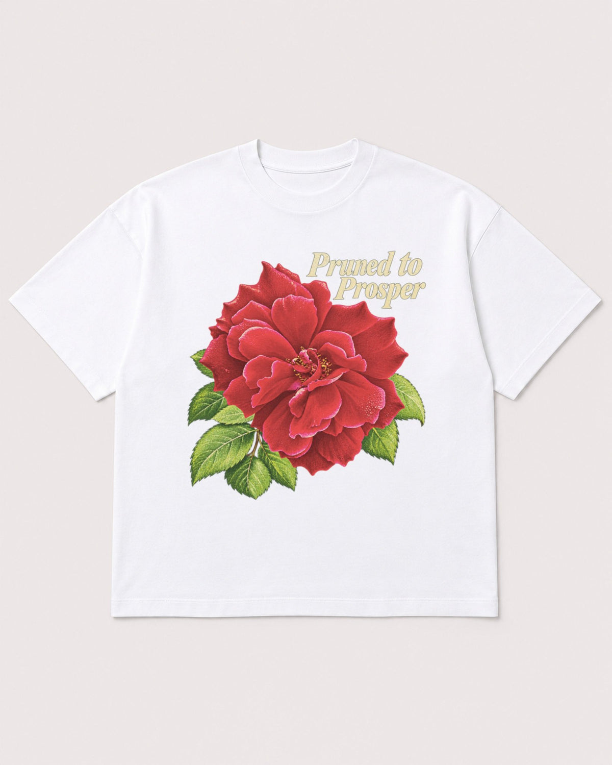 Mockup Boxy Heavyweight Tee White product