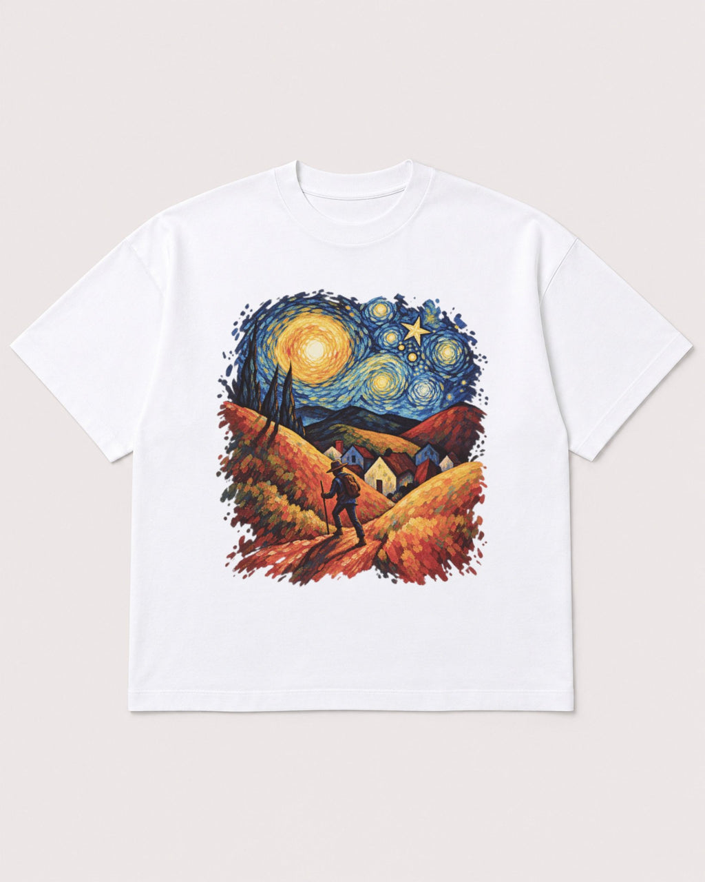 Mockup Boxy Heavyweight Tee White product