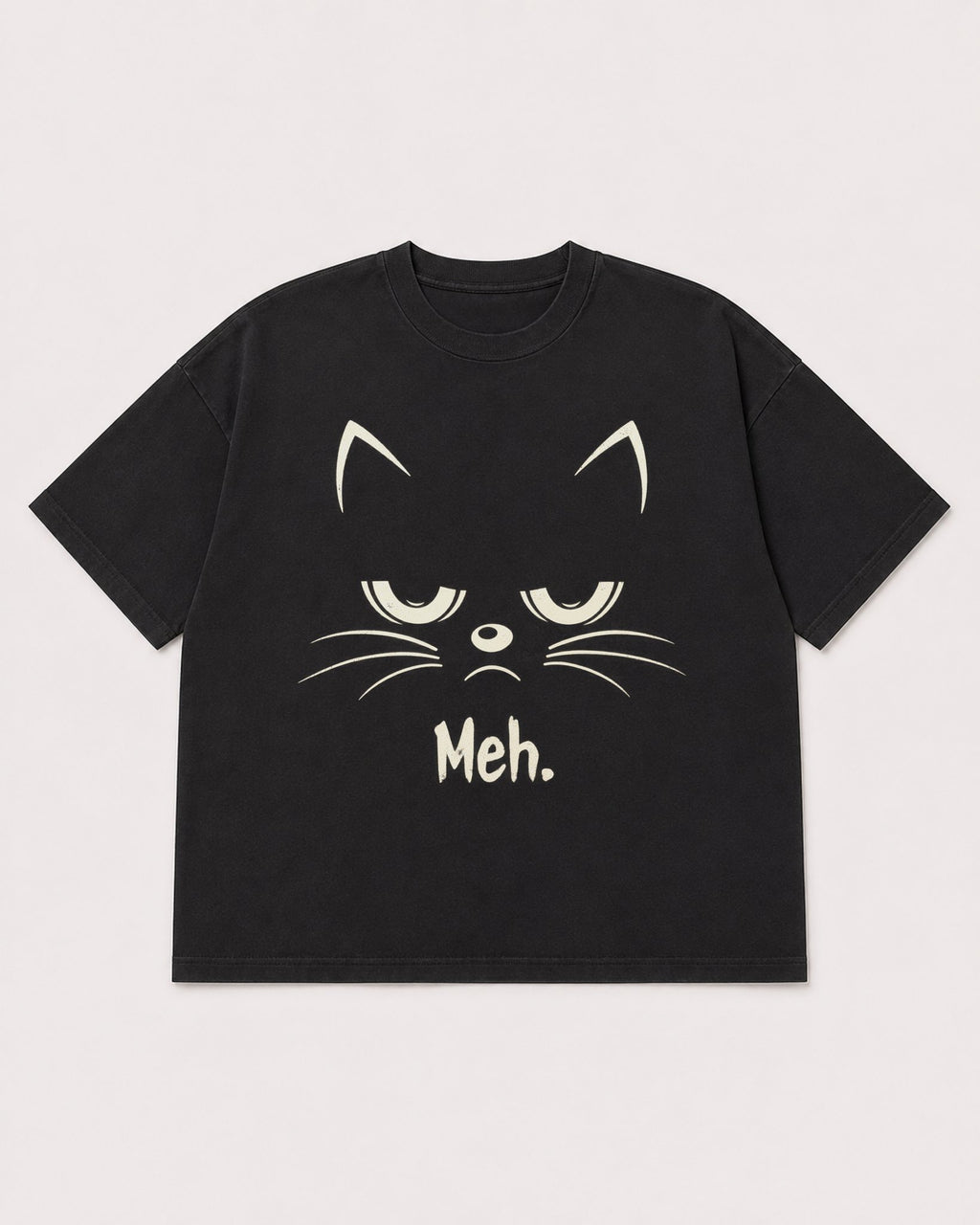 Mockup Boxy Heavyweight Tee Black product