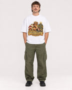 Mockup Boxy Heavyweight Tee White male full-body 29