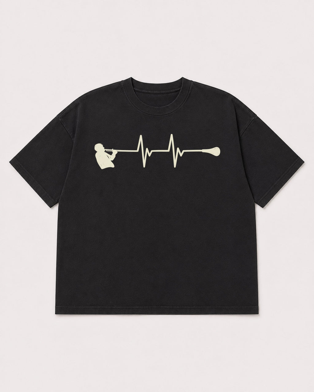 Mockup Boxy Heavyweight Tee Black product