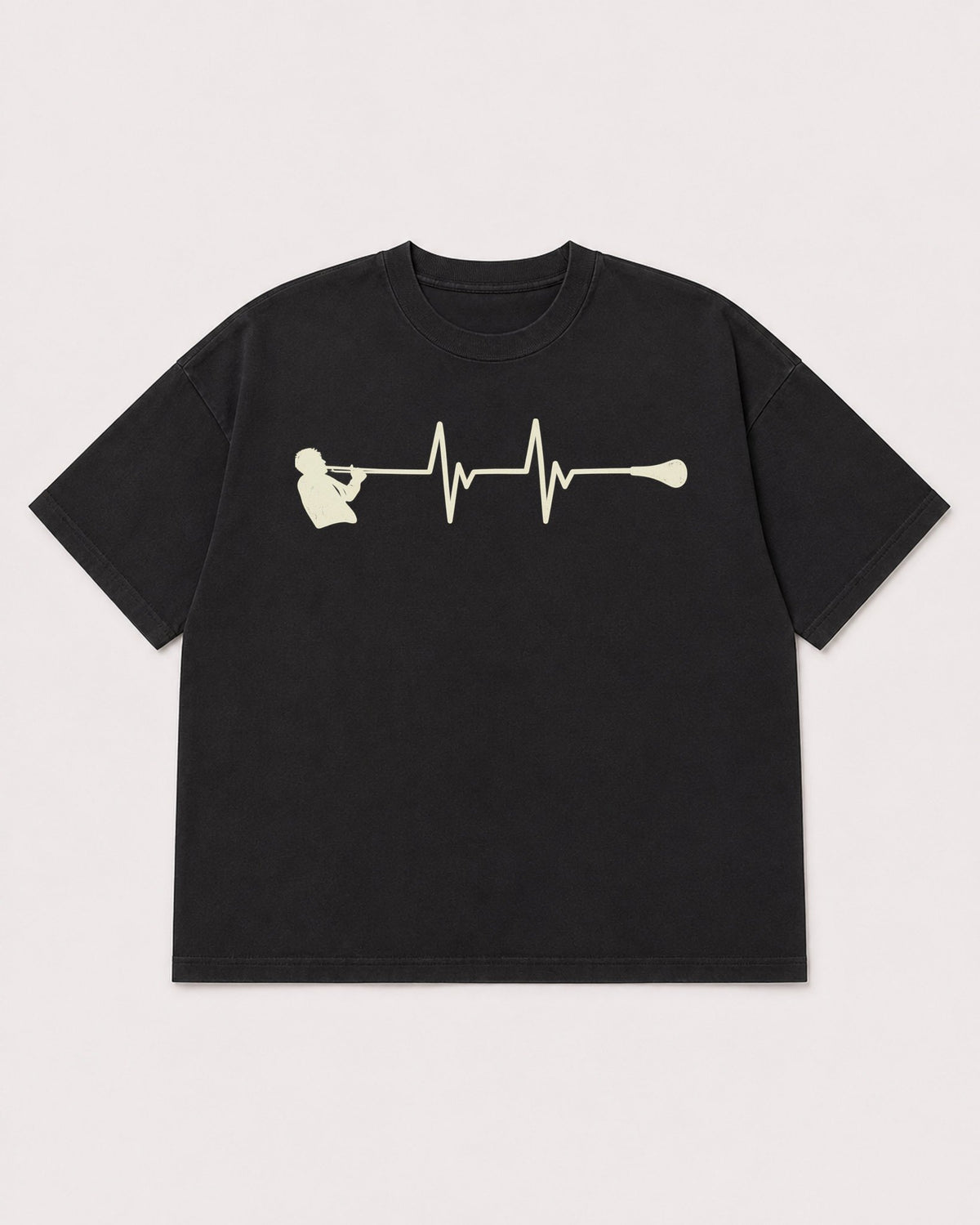 Mockup Boxy Heavyweight Tee Black product