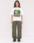 Mockup Boxy Heavyweight Tee White female full-body 02